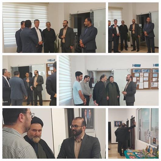 بازدید امام جمعه، فرماندار ، رئیس اداره و ..از کتابخانه